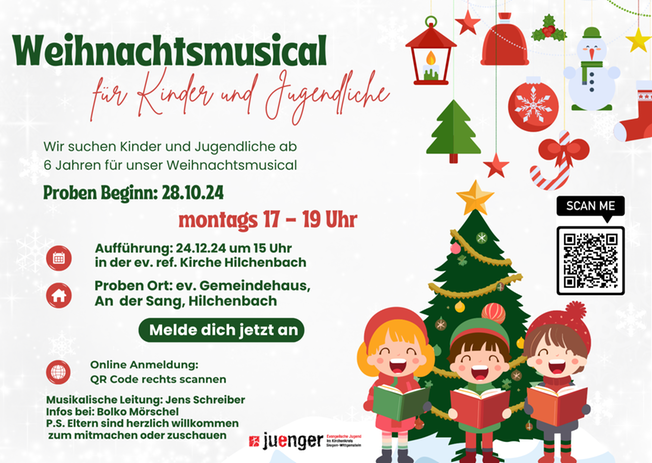 Weihnachtsmusical - Proben