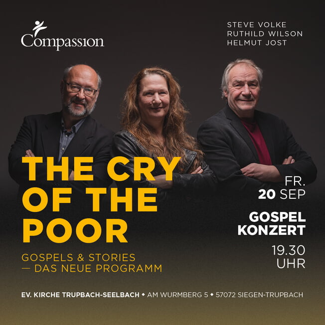 GOSPELKONZERT - THE CRY OF THE POOR - Gospels & Stories